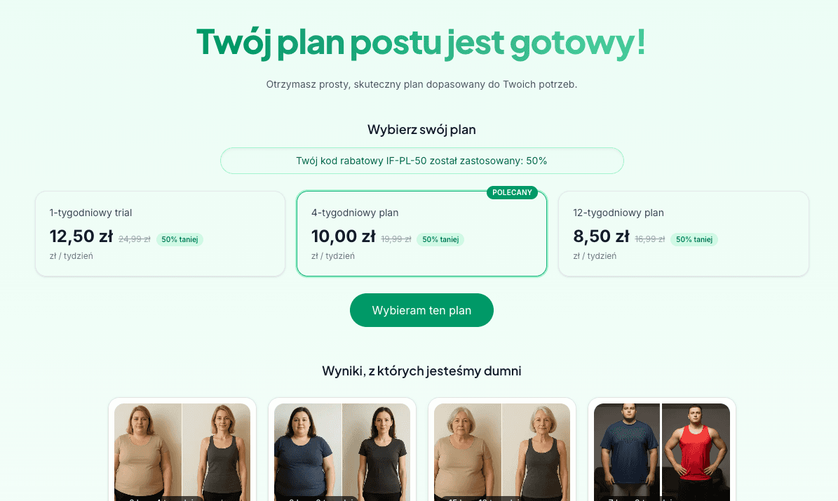 Wynik i rekomendacje